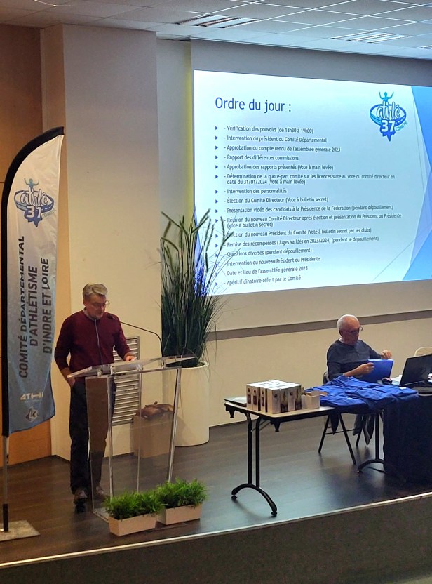 6 février , AG ordinaire du comité d&rsquo;Indre et Loire d&rsquo;athlétisme.