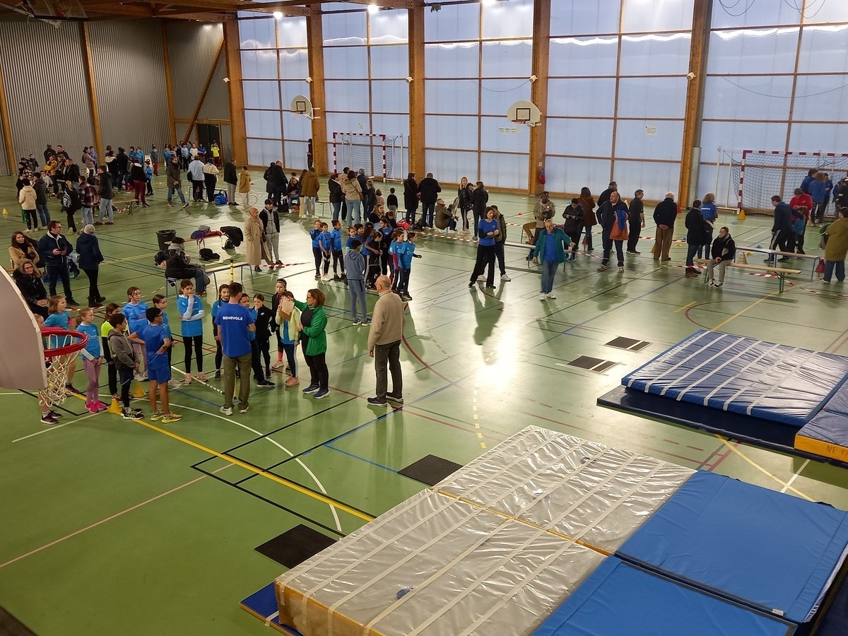 24 janvier, Anim athlé et Pouss Athlon salle à Joué les&nbsp;Tours