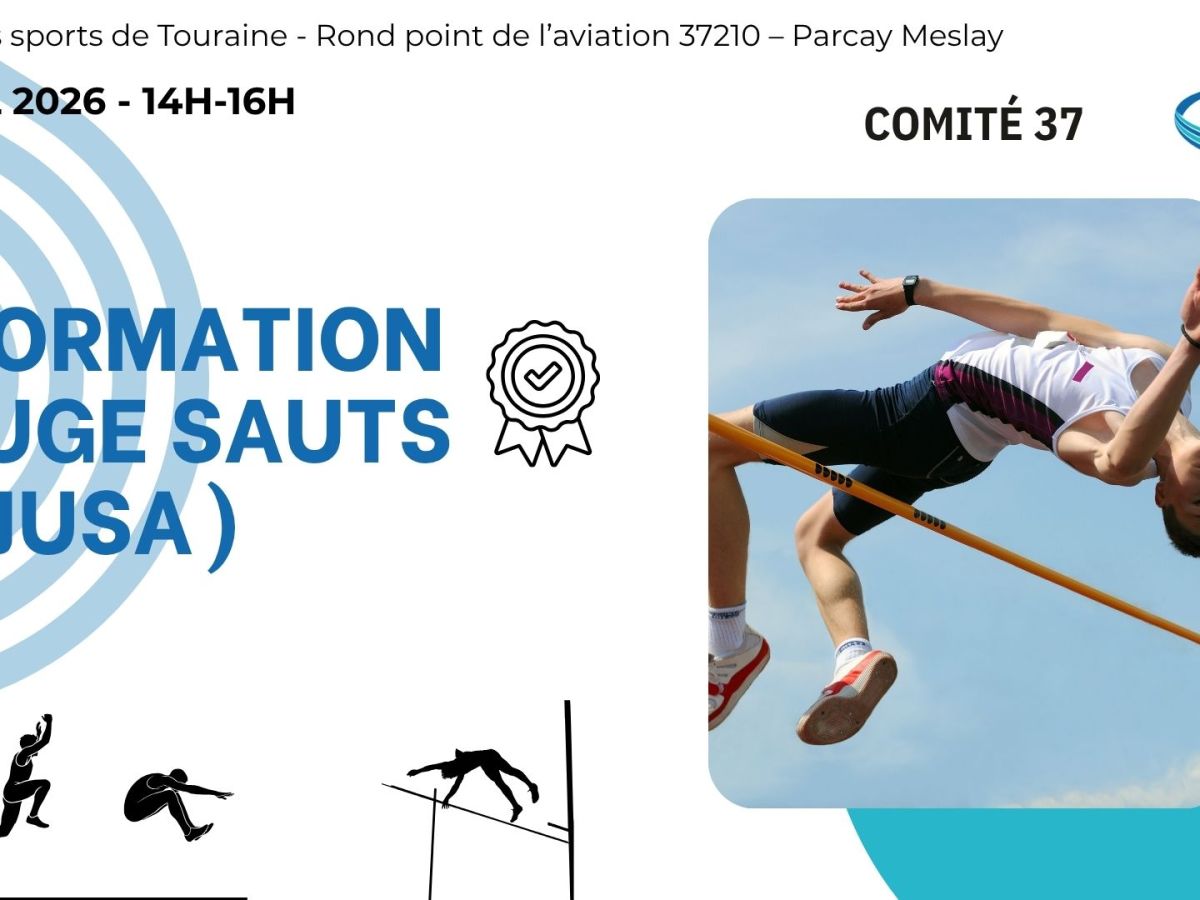 FORMATION FONCTION JUGE DES SAUTS À&nbsp;PARÇAY-MESLAY